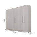 Ver imagem 2 de Guarda Roupa Solteiro Grande Atenas - Arbo Design