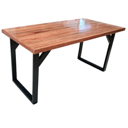 Conjunto de Mesa Jantar Gourmet 160x80 com 6 Cadeiras - Dg Móveis:imbuia/marron - 8