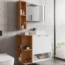 Ver imagem 2 de Gabinete Espelheira e Cuba Branca 70 Cm Ibiza Branco Naturalle Bechara