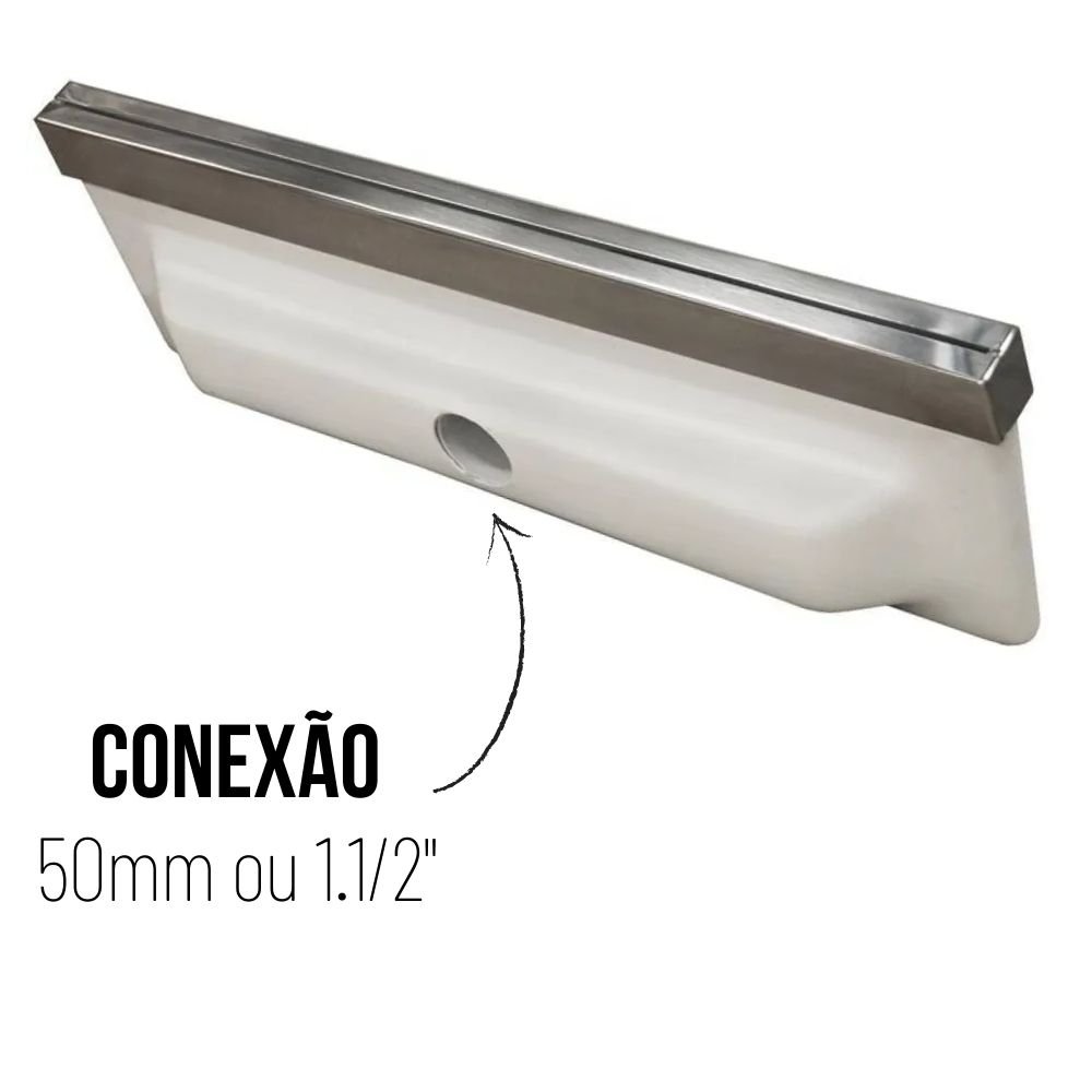 Cascata 200cm de Embutir na Parede com Acabamento em Aço Inox para Piscina - 2 Metros - 3