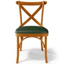 Ver imagem 7 de Kit 06 Cadeiras para Sala de Jantar e Estar Living Estofada Ávila L02 Couríssimo Verde Musgo -