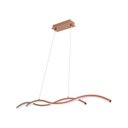 Ver imagem 1 de Lustre Pendente Twine COBRE Led Integrado 15w Quality Moderno Curvas Ondas St1348