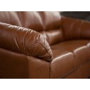 Ver mais imagens de Conjunto de Sofá de Couro Floyde 3 e 2 Lugares - Conhaque com Brilho