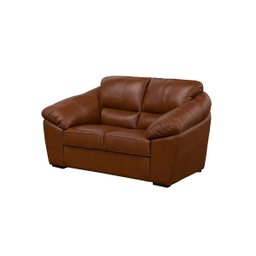Conjunto de Sofá de Couro Floyde 3 e 2 Lugares - Conhaque com Brilho - 3 Conjunto de Sofá de Couro Floyde 3 e 2 Lugares - Conhaque com Brilho - 3