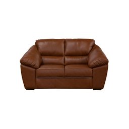 Conjunto de Sofá de Couro Floyde 3 e 2 Lugares - Conhaque com Brilho - 2 Conjunto de Sofá de Couro Floyde 3 e 2 Lugares - Conhaque com Brilho - 2