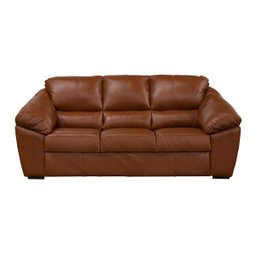 Conjunto de Sofá de Couro Floyde 3 e 2 Lugares - Conhaque com Brilho - 5 Conjunto de Sofá de Couro Floyde 3 e 2 Lugares - Conhaque com Brilho - 5