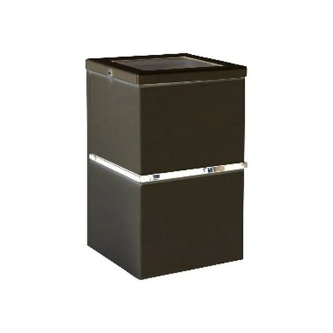 Arandela de alumínio Taschibra G9 25W preto fosco Hadar V1V