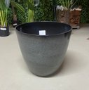 Ver imagem 5 de Vaso para Plantas de Polietileno Alto Brilho (liso/cinza-escuro)