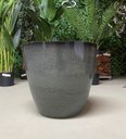 Ver imagem 3 de Vaso para Plantas de Polietileno Alto Brilho (liso/cinza-escuro)