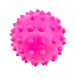 Brinquedo Cachorro Bolinha Maciça E Cravo 60mm: Rosa - 2