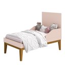 Ver imagem 4 de Berço Mini Cama Classic Rosa Fosco Pés Amadeirado com Colchão D18 - Reller Móveis