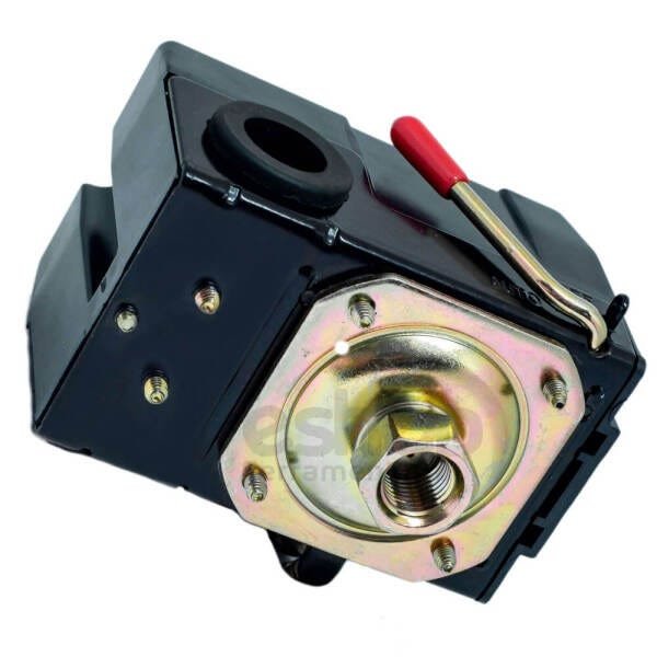 Pressostato Automático Para Compressores Lefoo LF10 - 80/125 psi 1 vias - 2