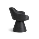 Ver imagem 6 de Cadeira de Mesa de Jantar Jade Base Cone Giratória Corano Preto - Nexta Casa