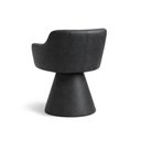 Ver imagem 7 de Cadeira de Mesa de Jantar Jade Base Cone Giratória Corano Preto - Nexta Casa
