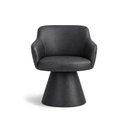 Ver imagem 5 de Cadeira de Mesa de Jantar Jade Base Cone Giratória Corano Preto - Nexta Casa