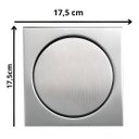 Ver imagem 3 de Ralo Inox 17,5 X 17,5 Select Grelha com Caxilho - Mozaik