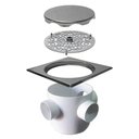 Ver imagem 4 de Ralo Inox 17,5 X 17,5 Select Grelha com Caxilho - Mozaik