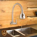 Ver imagem 1 de Torneira de Cozinha Flexível Parede Metal Cromado Fc-12