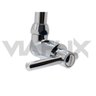 Torneira de Cozinha Flexível Parede Metal Cromado Fc-12 - 3