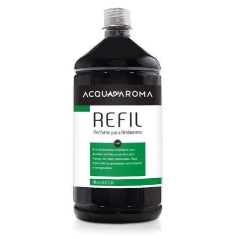 Refil Perfume Ambiente Acqua Aroma Alecrim 1,1L