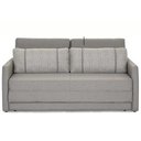 Ver imagem 4 de Sofá-Cama com Colchão de Casal, 2 Lugares, Linho Cinza