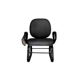 Cadeira para Obesos até 200 Kg Universitária Linha Fat Preto - 2
