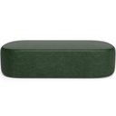 Ver imagem 4 de Cabeceira Cama Box Casal 140cm Lanna com Puff Recamier Doha W01 Couríssimo Verde - Lyam Decor