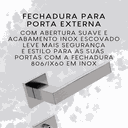 Ver imagem 2 de Fechadura para Porta Externa Broca 40mm Inox Polido Stam