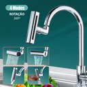 Ver imagem 7 de Extensor Torneira 4 Modos Cozinha Pia Arejador Ajustavel Cascata Agua Alta Pressao Anti Respingos