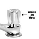 Ver mais imagens de Torneira Banheiro Mesa de Lavatório Metal Tradicional Del Metais