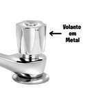 Ver imagem 7 de Torneira Banheiro Mesa de Lavatório Metal Tradicional Del Metais