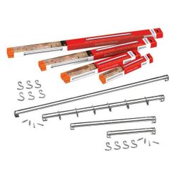 Barra Aço Inox com 6 Ganchos 40cm Top Pratic Brinox cód. 2200/140 - 1