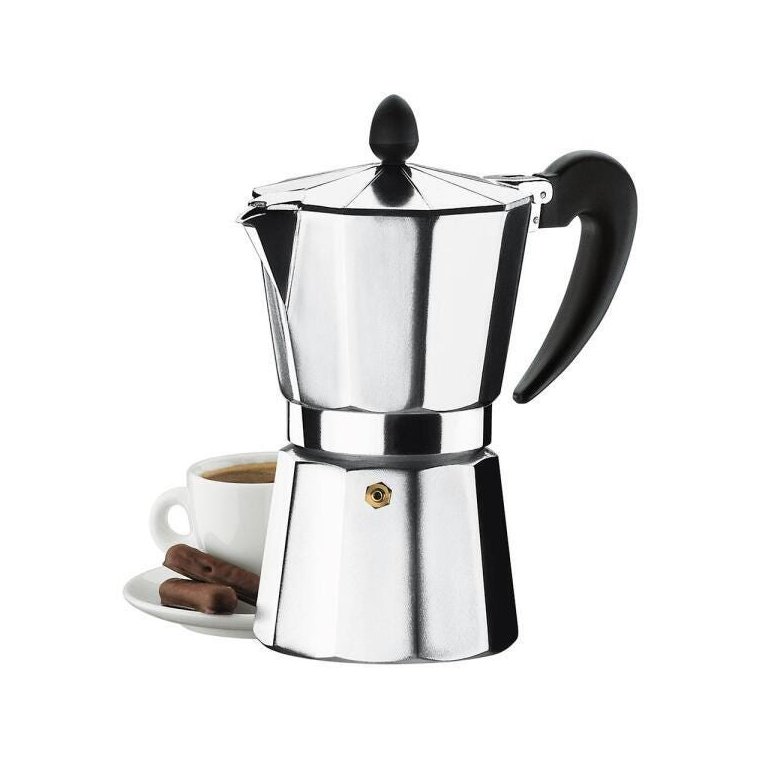 Cafeteira Aluminio 3 Xicara 150ml Verona Brinox cód. 2182/101