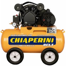 Compressor de Ar Média Pressão Rex.T Trifásico 2HP 50L 026200 Chiaperini - 1