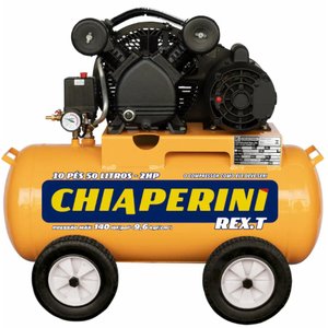 Compressor de Ar Média Pressão Rex.T Trifásico 2HP 50L 026200 Chiaperini