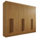 Ver imagem 1 de Guarda Roupa Casal 6 Portas 6 Gavetas - da Vinci Plus-cinamomo - Móveis D'doro