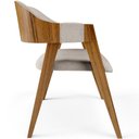 Ver imagem 6 de Kit 02 Cadeiras para Sala de Jantar e Estar Living Estofada Suran L02 Linho Cru - Lyam Lyam Decor