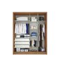 Guarda Roupa Casal 2Pts 3Gav C/Espelho Salerno 1800 Canela - 3
