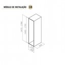 Ver imagem 2 de Coluna Deslizante Cromado com 10 Cestos com Corrediça Telescópica Galvanizada 355x1480a1750x505 Mm 2