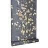 PAPEL DE PAREDE VINÍLICO IMPORTADO TEXTURA ESTILO FLORAL - CINZA - 1