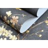 PAPEL DE PAREDE VINÍLICO IMPORTADO TEXTURA ESTILO FLORAL - CINZA - 4