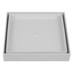 Ralo Oculto Astra Universal Quadrado 15x15cm Branco Oculto 15x15cm - 1