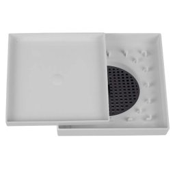 Ralo Oculto Astra Universal Quadrado 15x15cm Branco Oculto 15x15cm - 2