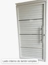 Ver imagem 2 de Porta de Alumínio 210x90 Completa - Lambri Simples