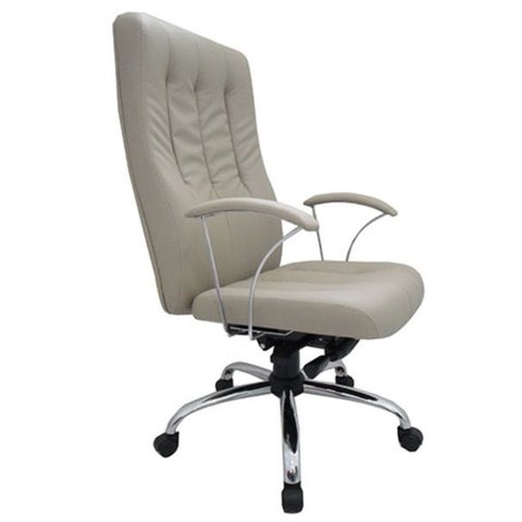Poltrona Presidente Base Cromada Linha Paris