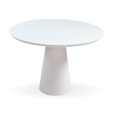 Ver imagem 2 de Mesa de Jantar Cone Redonda 140 Cm Laqueada Linn Design Decor Branco