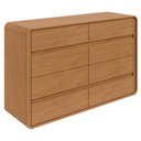 Ver imagem 2 de Comoda 8 Gavetas Easy Like Amendoa Clean