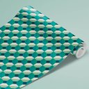 Ver imagem 3 de Papel de Parede 3d - Geométrico 3d Verde e Branco 1 Arte Destaque 3,50 Metros