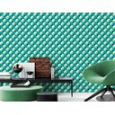 Ver imagem 1 de Papel de Parede 3d - Geométrico 3d Verde e Branco 1 Arte Destaque 3,50 Metros