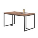 Ver imagem 2 de Mesa de Jantar Industrial 1.80 Inglaterra Noce